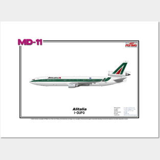 McDonnell Douglas MD-11 - Alitalia (Art Print) Posters and Art